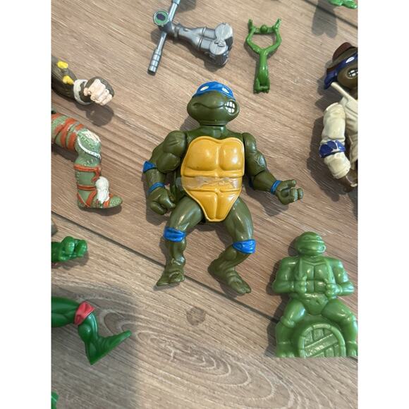 Vintage Teenage Mutant Ninja Turtles Tmnt Action Figure Lot 80s 90s Playmates - Picture 6 of 16